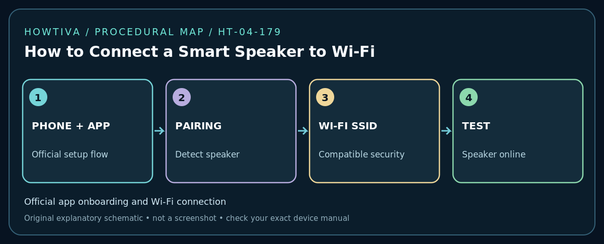 Official app onboarding and Wi-Fi connection