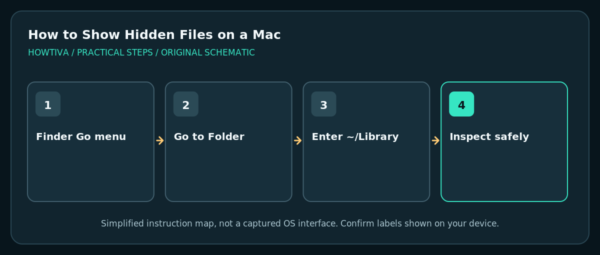 Go to user Library using Finder Go to Folder rather than protected system library
