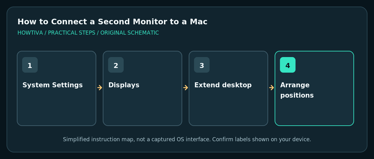 System Settings Displays extend rather than mirror and align monitor positions